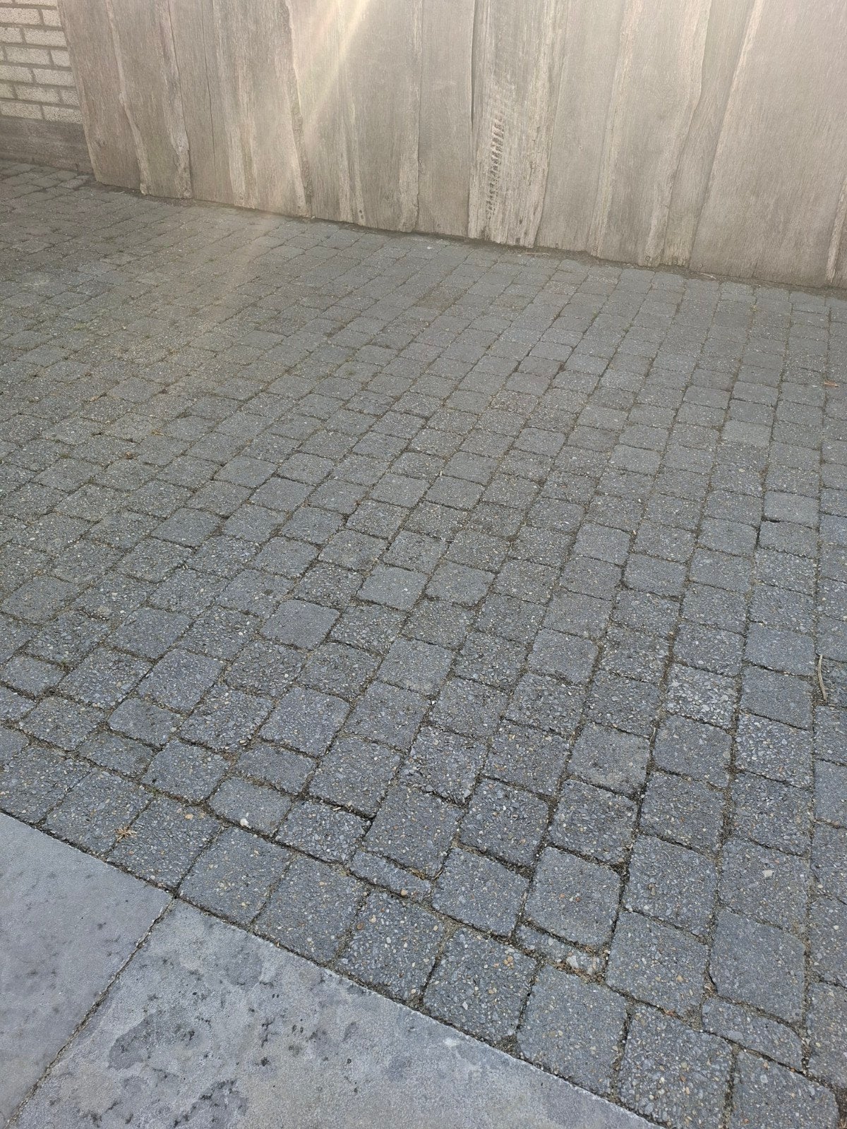 cobblestones ongeveer 20m2, Tuin en Terras, Ophalen, Gebruikt, Klinkers, 10 m² of meer