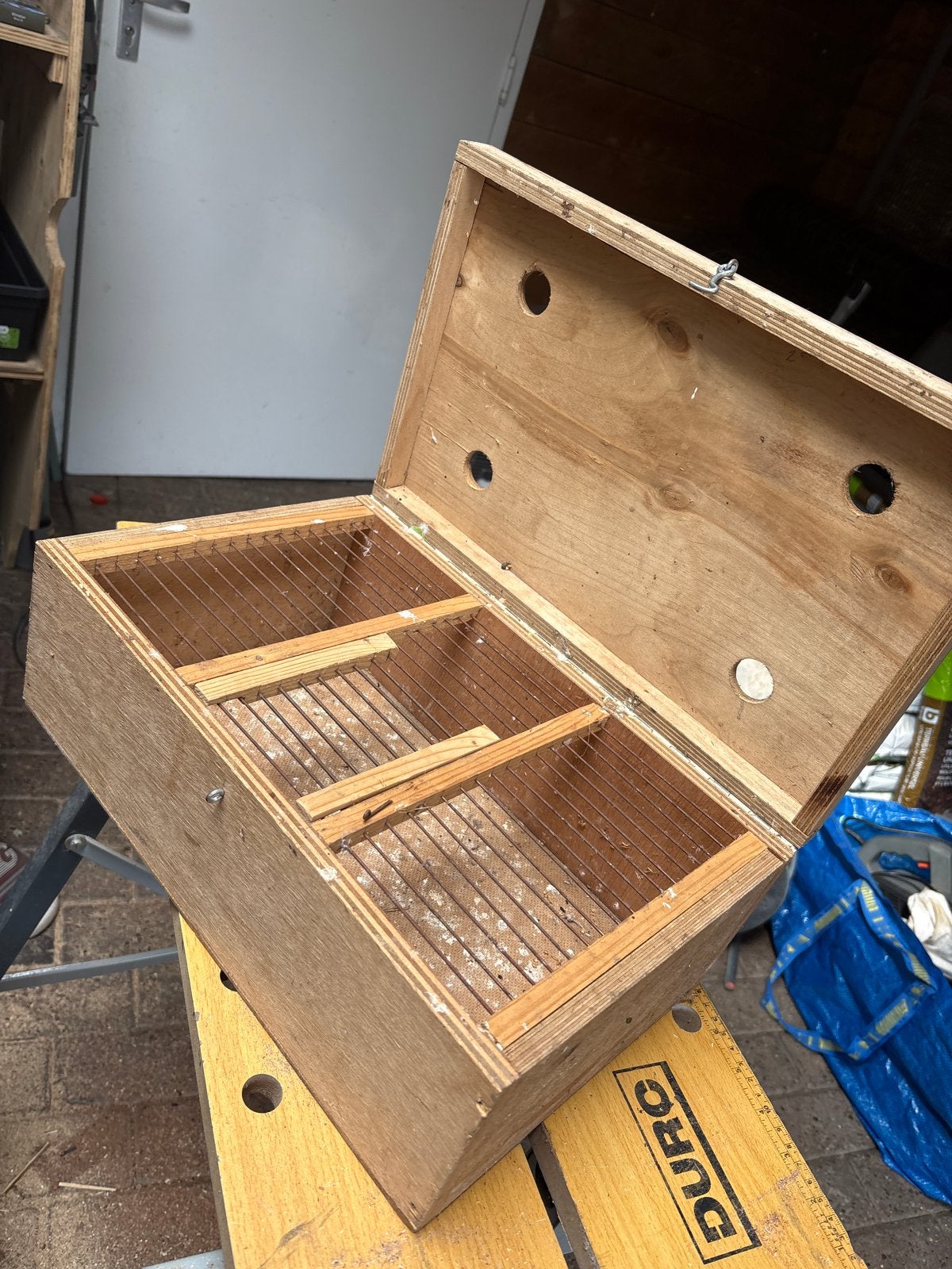 Transportkooi vogel, Dieren en Toebehoren, Vogels | Hokken en Kooien, Ophalen, Hout, Vogelkooi
