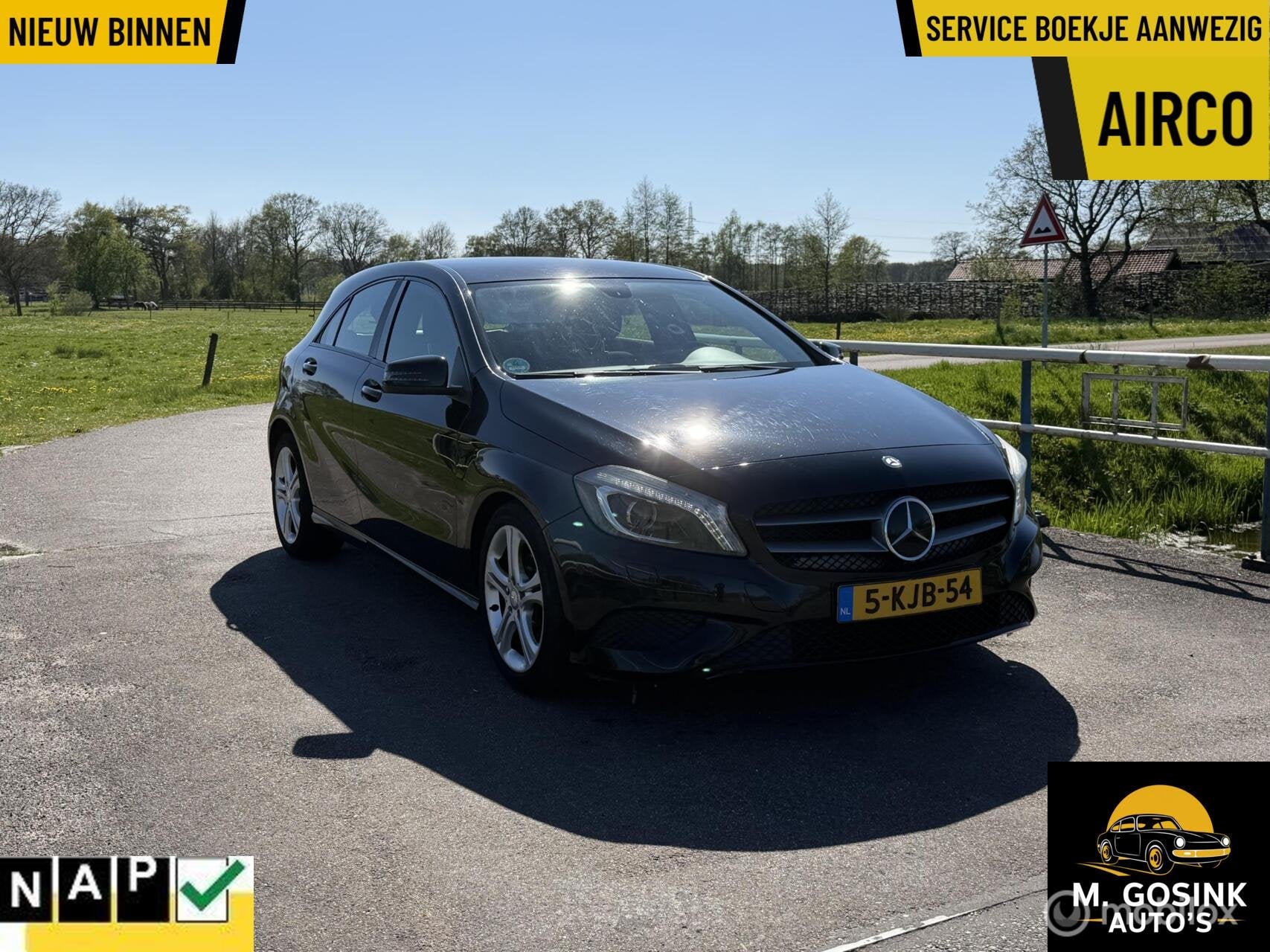 Mercedes A-klasse 180 CDI Edition Navigatie 4U3 Airco cruis, Auto's, Voorwielaandrijving, Euro 5, 28 km/l, Gebruikt