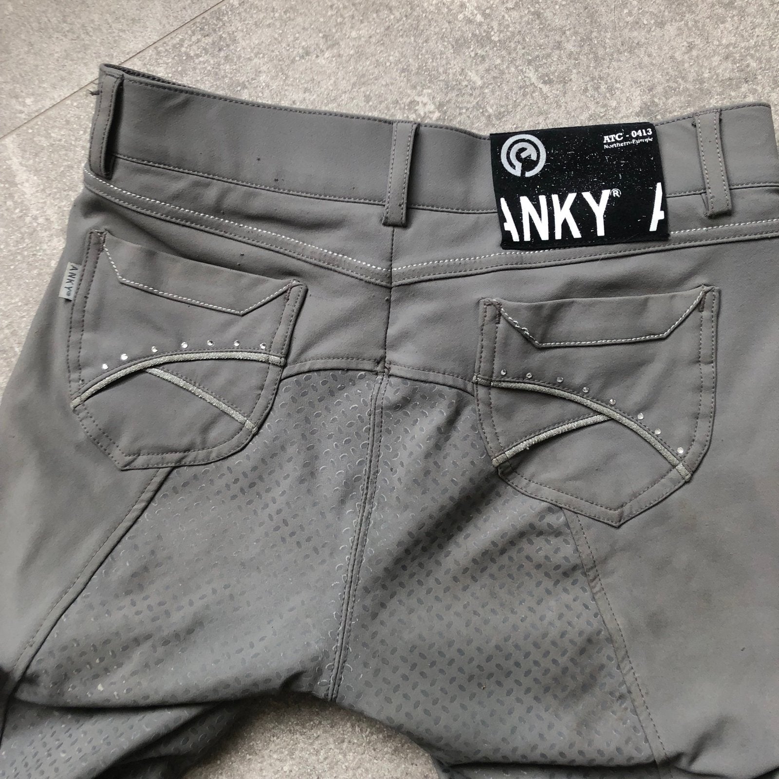 Anky grijs paardrijbroek 164 / 34, Ophalen of Verzenden, Dressuur, Onderkleding