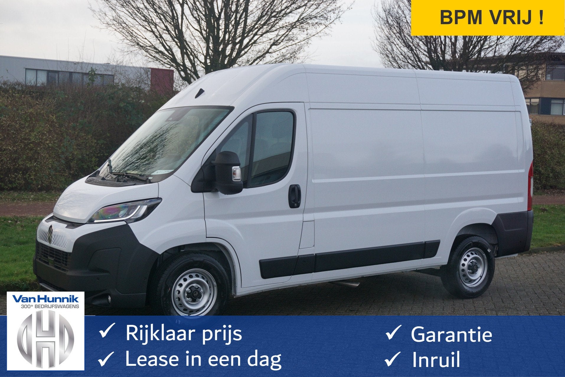 Citroën Jumper 35 2.2 140PK EAT8 Automaat L2H2 BPM VRIJ! 10, Auto's, 15 km/l, 4 cilinders, Citroën, Wit