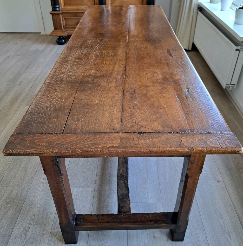 Antieke eettafel/keukentafel - Frankrijk - 2.10m lang, Ophalen