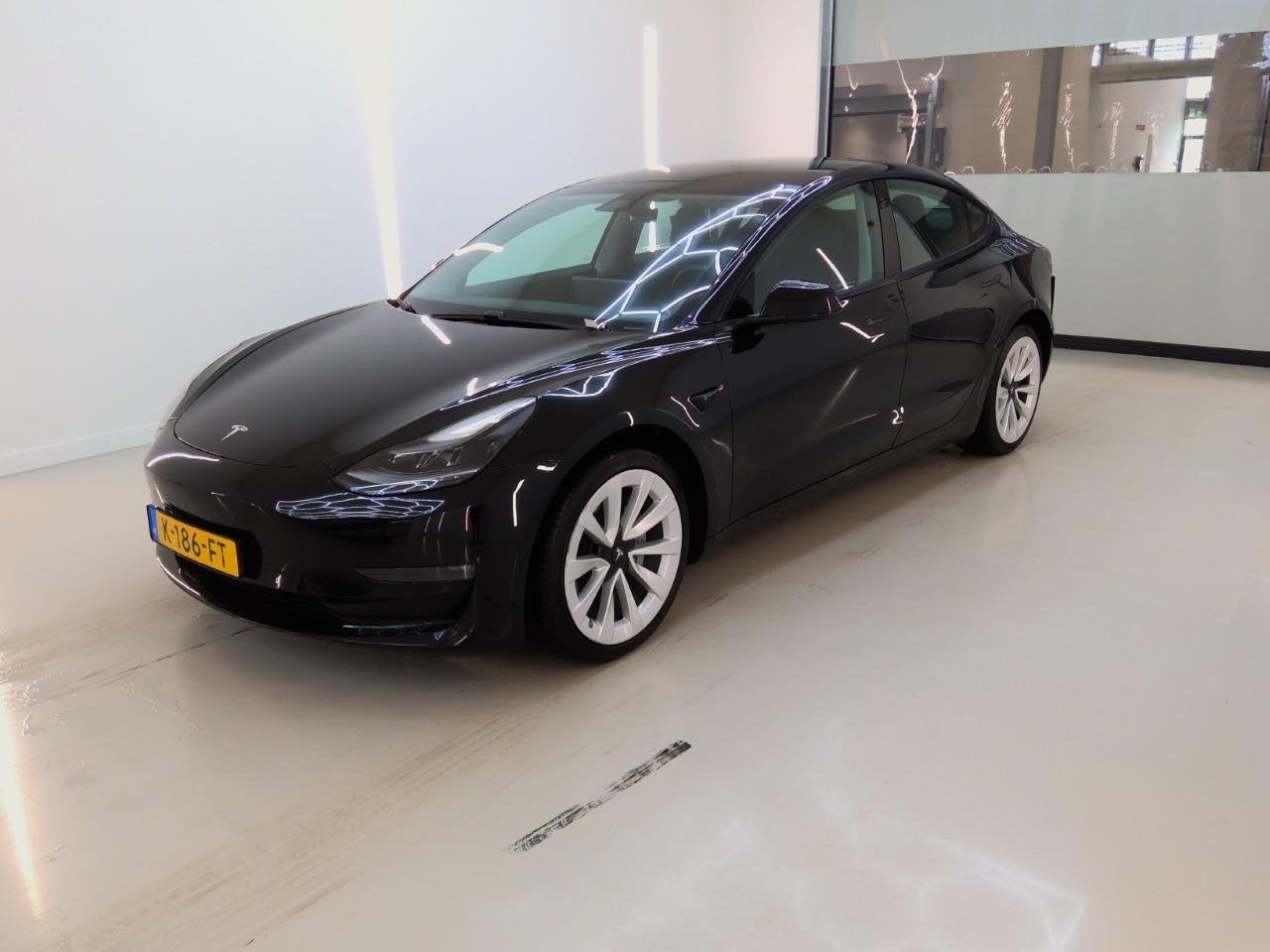 Tesla Model 3 Long-Range AWD 351pk 75 kWh 91.9% SoH [ FACELI, Auto's, Tesla, Automaat, Gebruikt, Zwart, Zwart