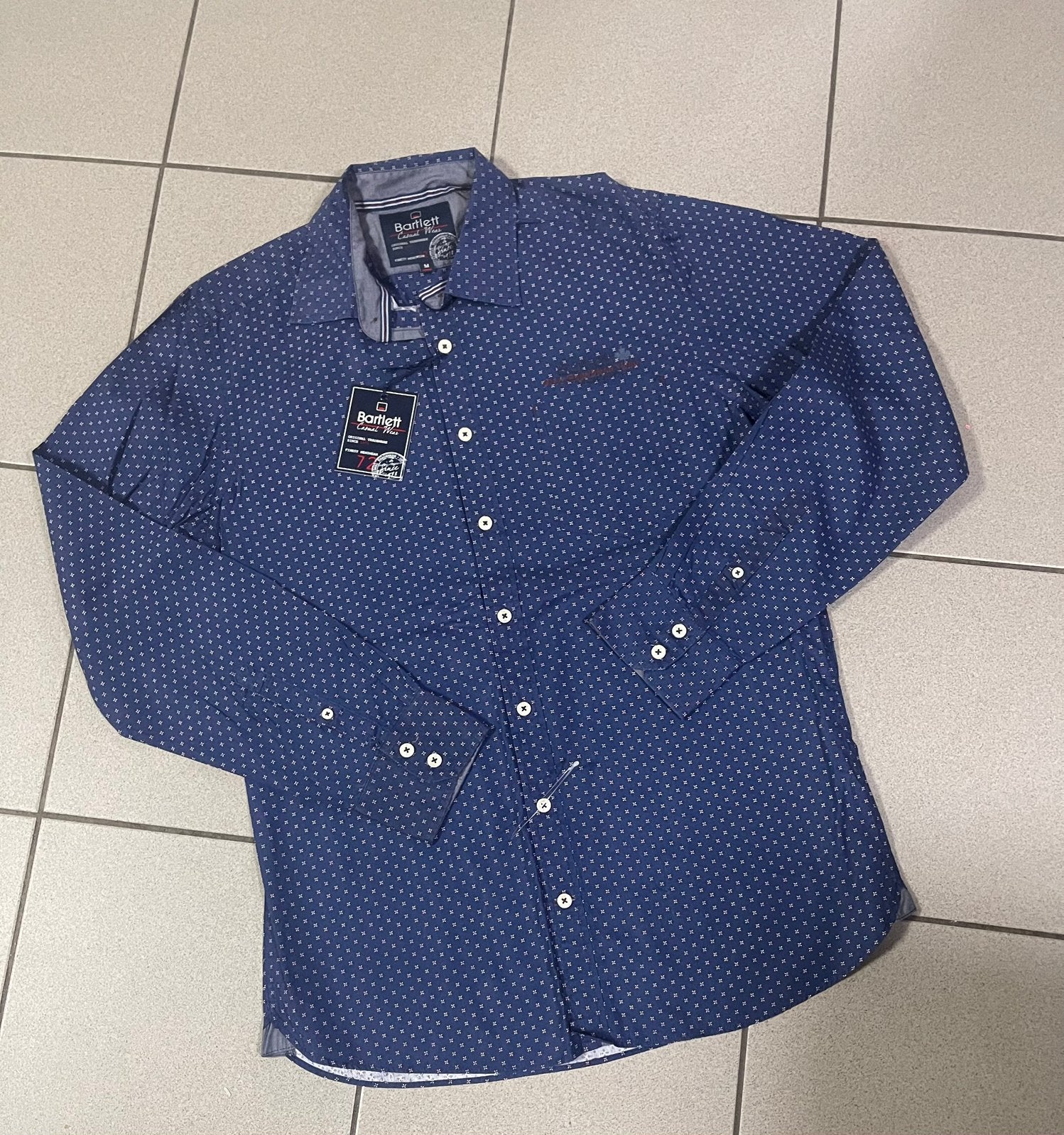 Bartlett overhemd maat M nieuw, Kleding | Heren, Overhemden, Ophalen of Verzenden, Nieuw, Halswijdte 41/42 (L)