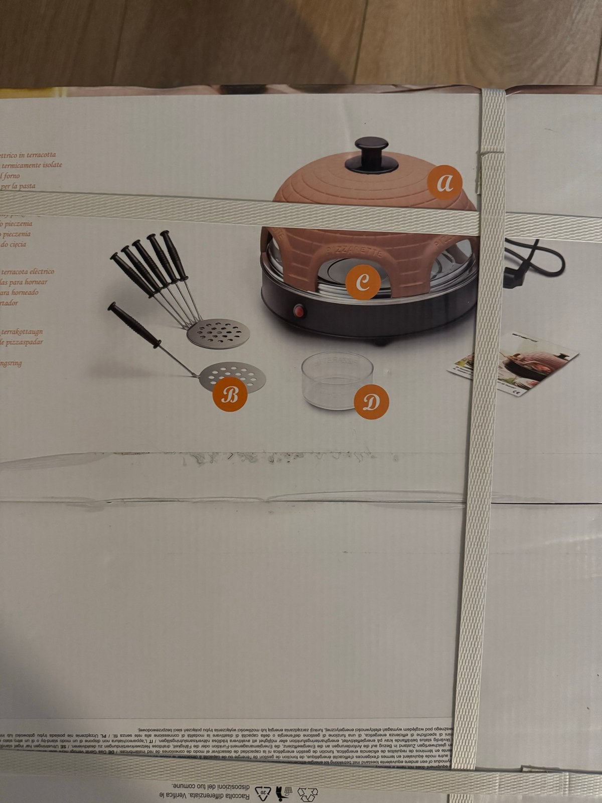 Emerio Pizzarette - Pizzaoven voor thuis, Ophalen of Verzenden, Nieuw