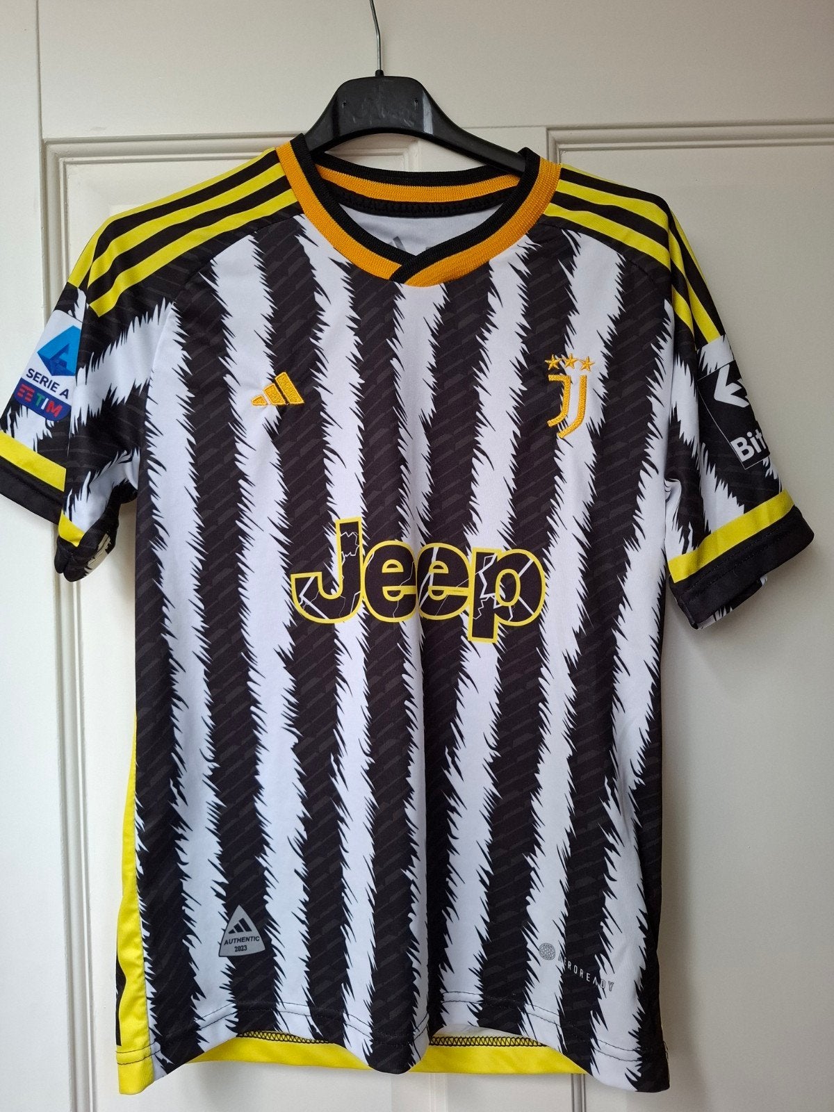 Juventus Voetbalshirt Vlahovic 9 - Maat 164, Ophalen of Verzenden, Zo goed als nieuw, Buitenlandse clubs, Shirt