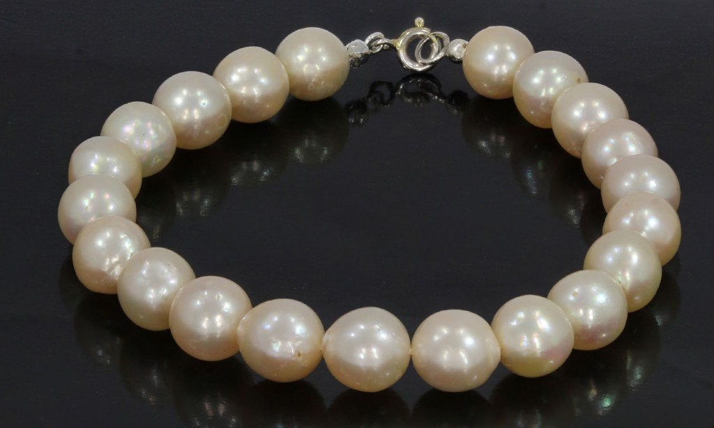 Parel zoetwater fraaie armband 14k slot goud dame vintage, Sieraden, Tassen en Uiterlijk, Voordeelsieraden, Ophalen of Verzenden