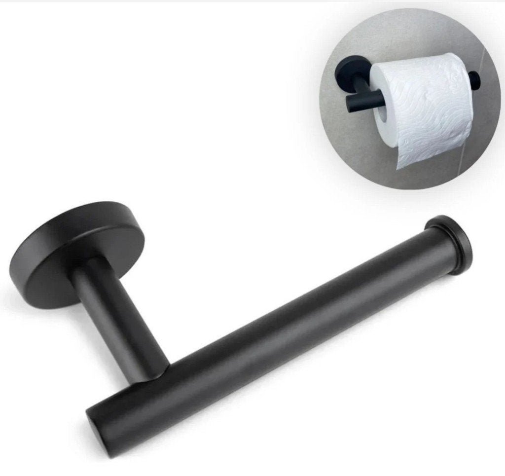 Duravit Starck T Toiletrolhouder - zonder klep - mat zwart, Ophalen of Verzenden, Nieuw, Zwart, Toilet-accessoire