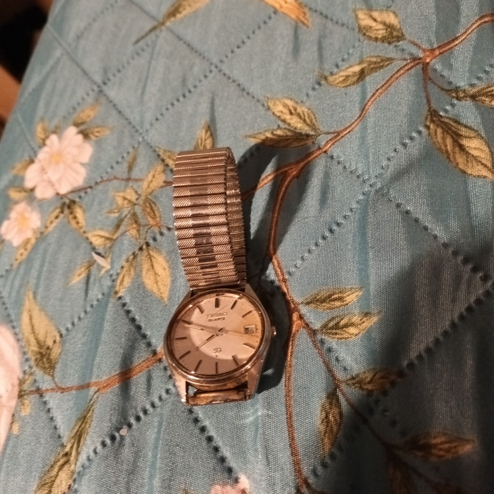 Vintage Seiko Quartz Horloge - Goudkleurig met Rekband, Sieraden, Tassen en Uiterlijk, Horloges | Dames, Ophalen of Verzenden