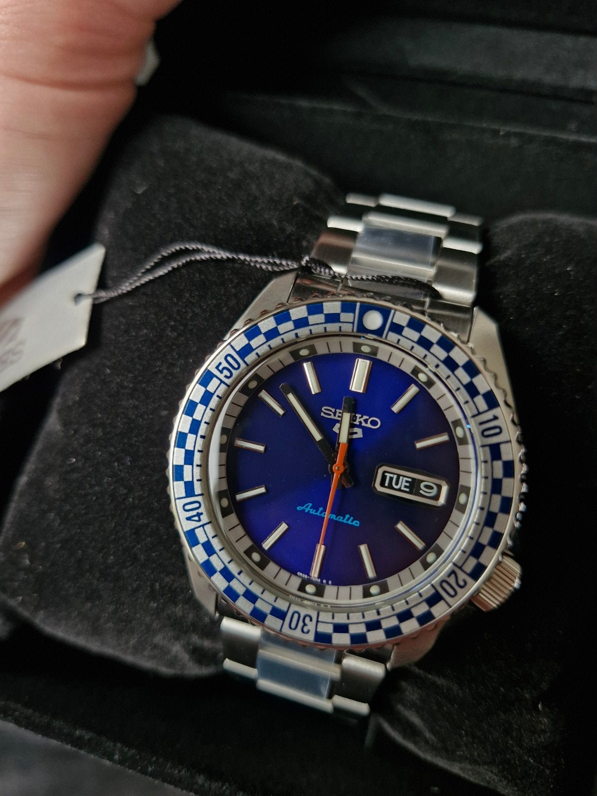 Seiko SRPK65K1 NIEUW, compleet, Ophalen of Verzenden, Staal, Seiko, 1960 of later