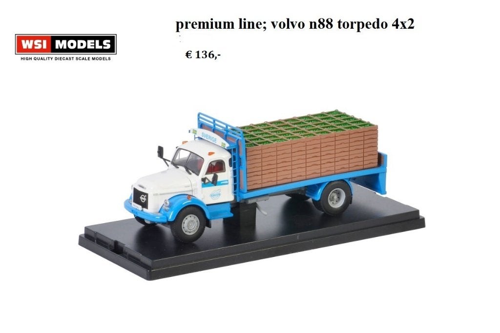 wsi models volvo n88 torpedo 4x2, Ophalen of Verzenden, Nieuw, Bus of Vrachtwagen, Wsi