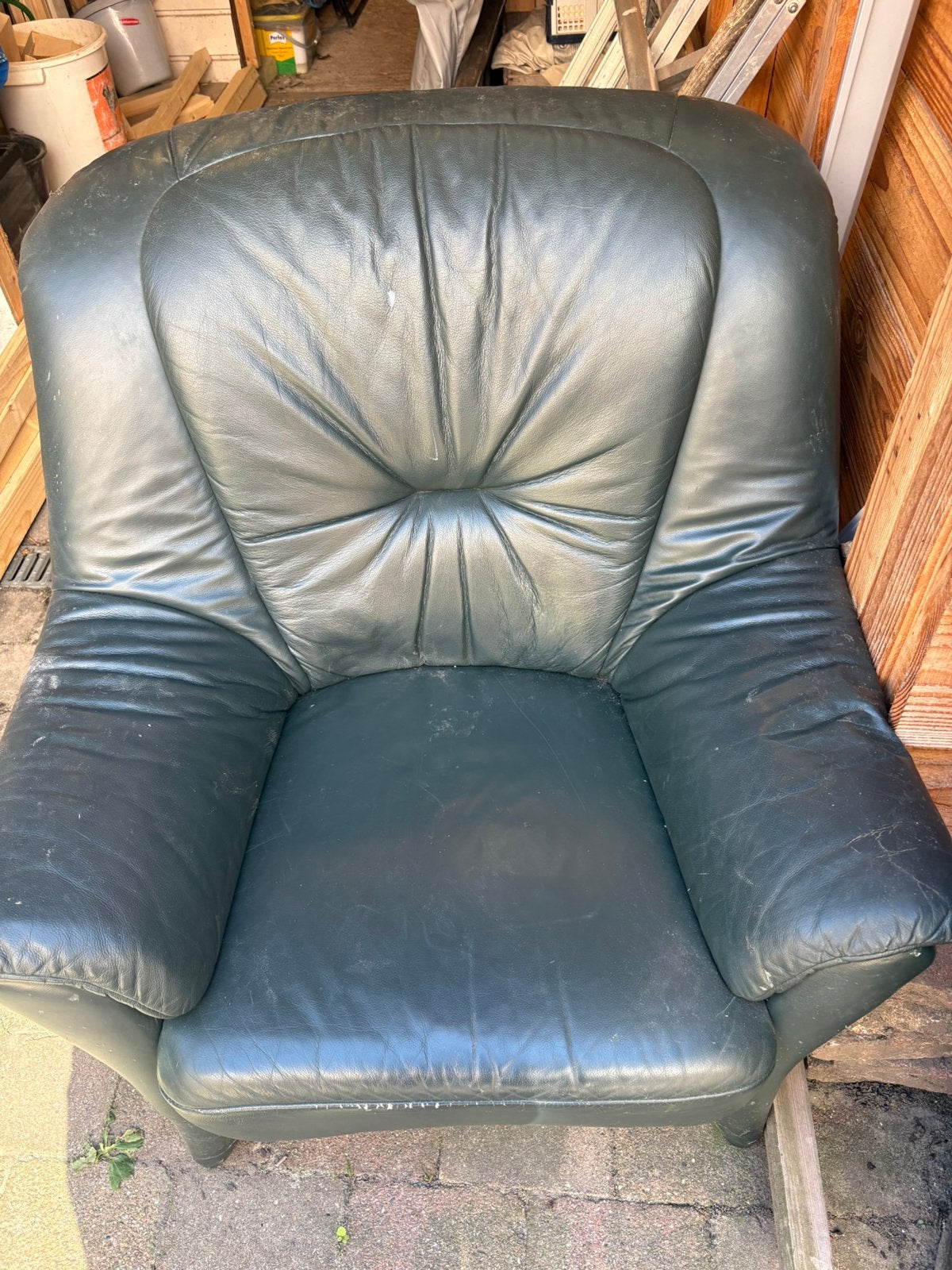 Fauteuil gratis af te halen, Ophalen of Verzenden, Gebruikt, 75 tot 100 cm, 50 tot 75 cm