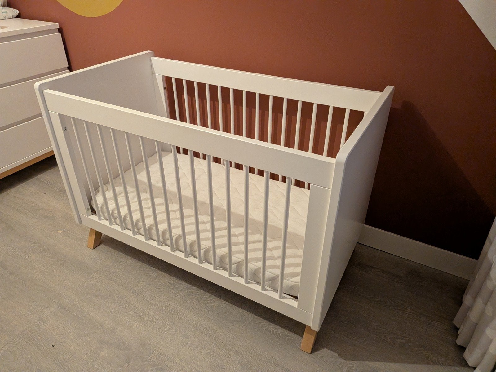 Bopita Lynn ledikant + commode, Kinderen en Baby's, Ophalen, Gebruikt, Jongetje of Meisje