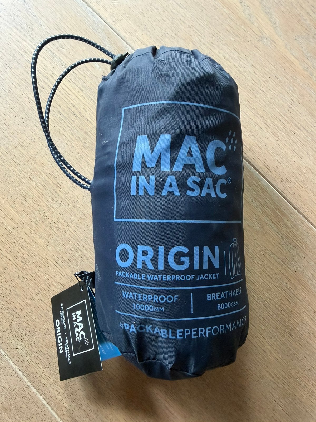 Mac in a Sac Regenjas, maat M (42) - ZGAN, Caravans en Kamperen, Ophalen of Verzenden, Zo goed als nieuw, Regenjas