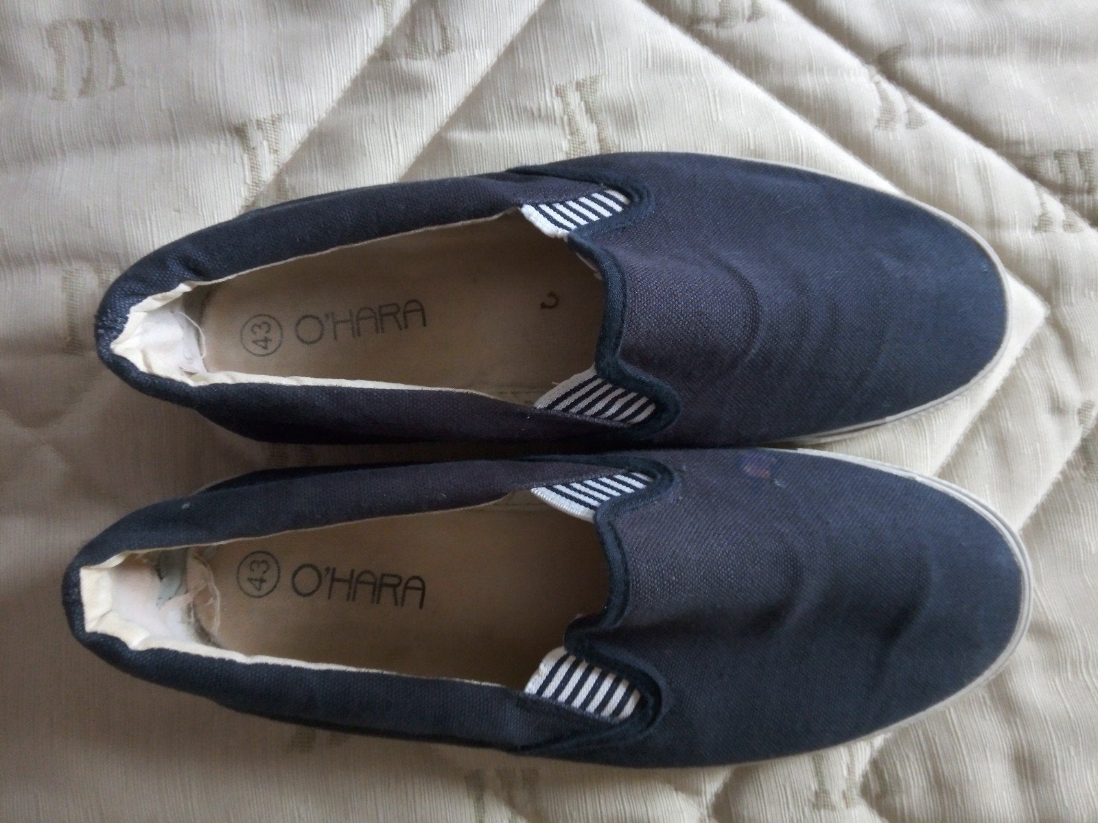 Canvas o'hara Bootschoenen maat 43 ZGAN !!!, Ophalen of Verzenden, Zo goed als nieuw, Wit, Sneakers of Gympen
