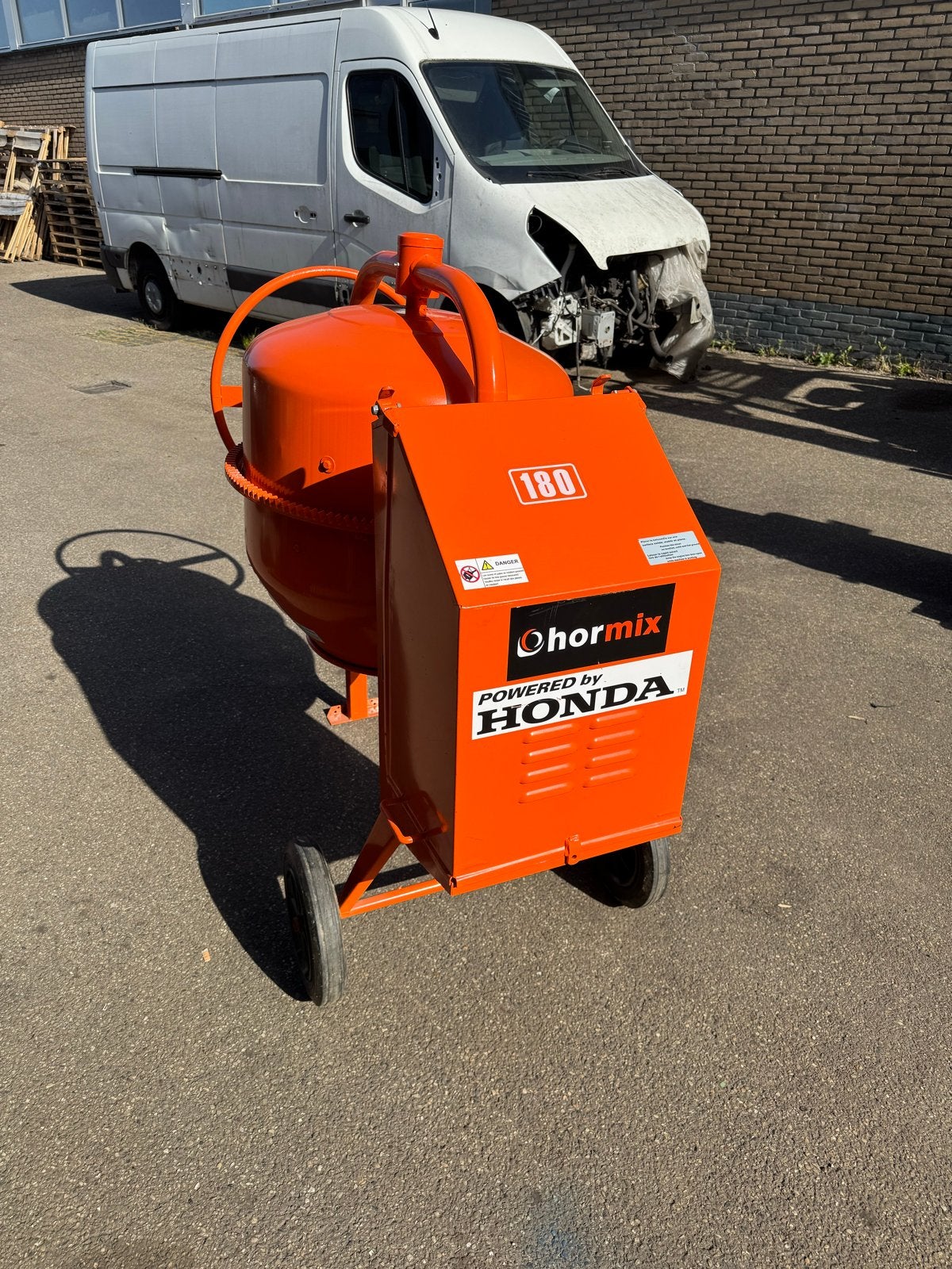 Hormix 180 Betonmolen met Honda GX120 Motor - Zo goed als ni, Honda, Honda, Nieuw, Ophalen of Verzenden