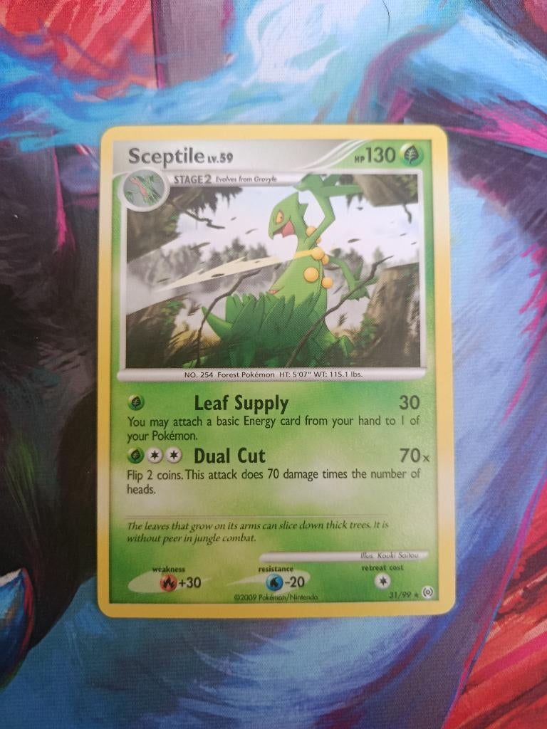 Pokémon kaart Sceptile lv.59 31/99 Arceus serie, Ophalen of Verzenden, Nieuw, Losse kaart
