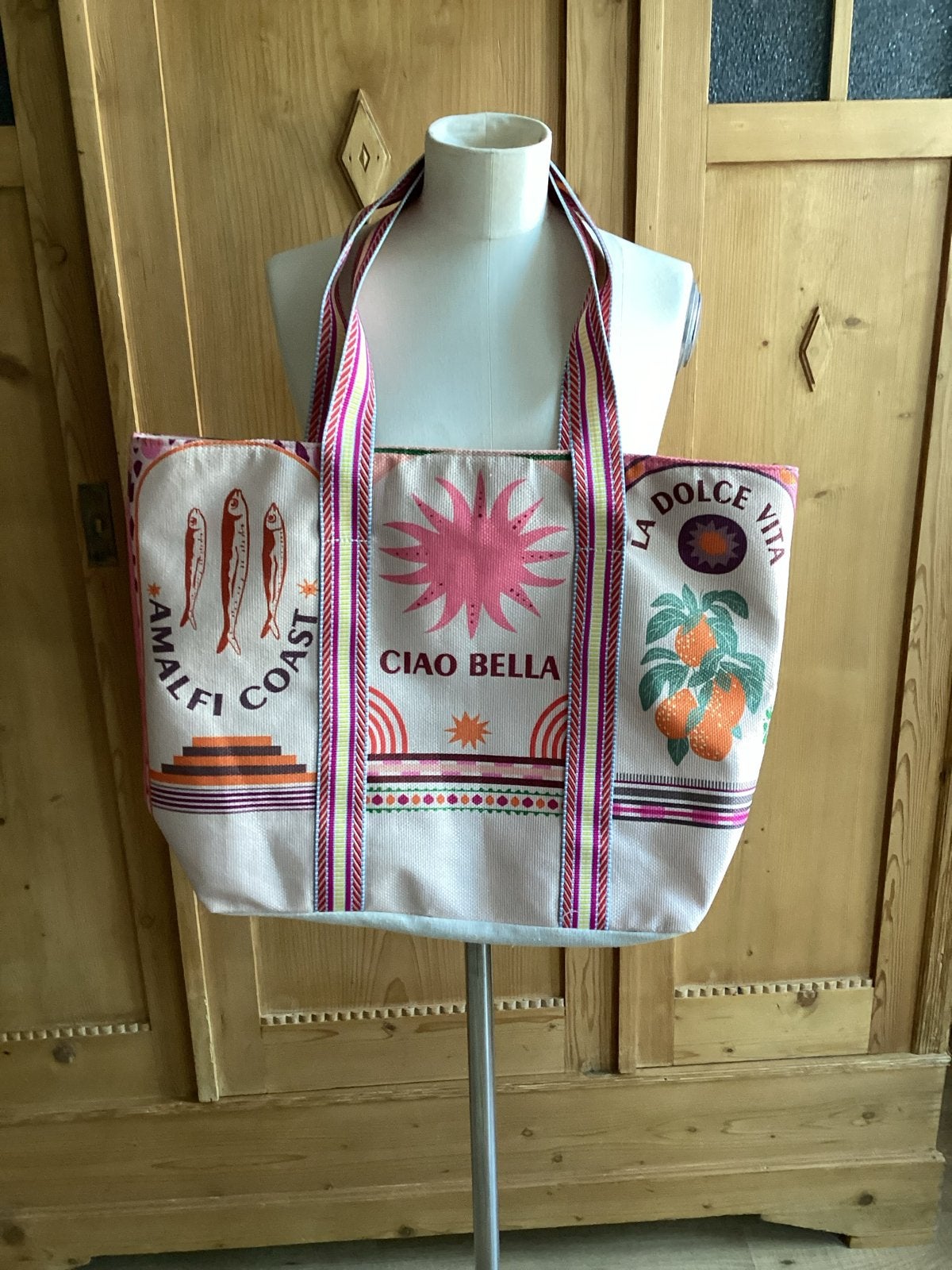Shopper strandtas Amalfi Coast Design nieuw style Sissy Boy, Ophalen of Verzenden, Nieuw, Overige kleuren, Shopper