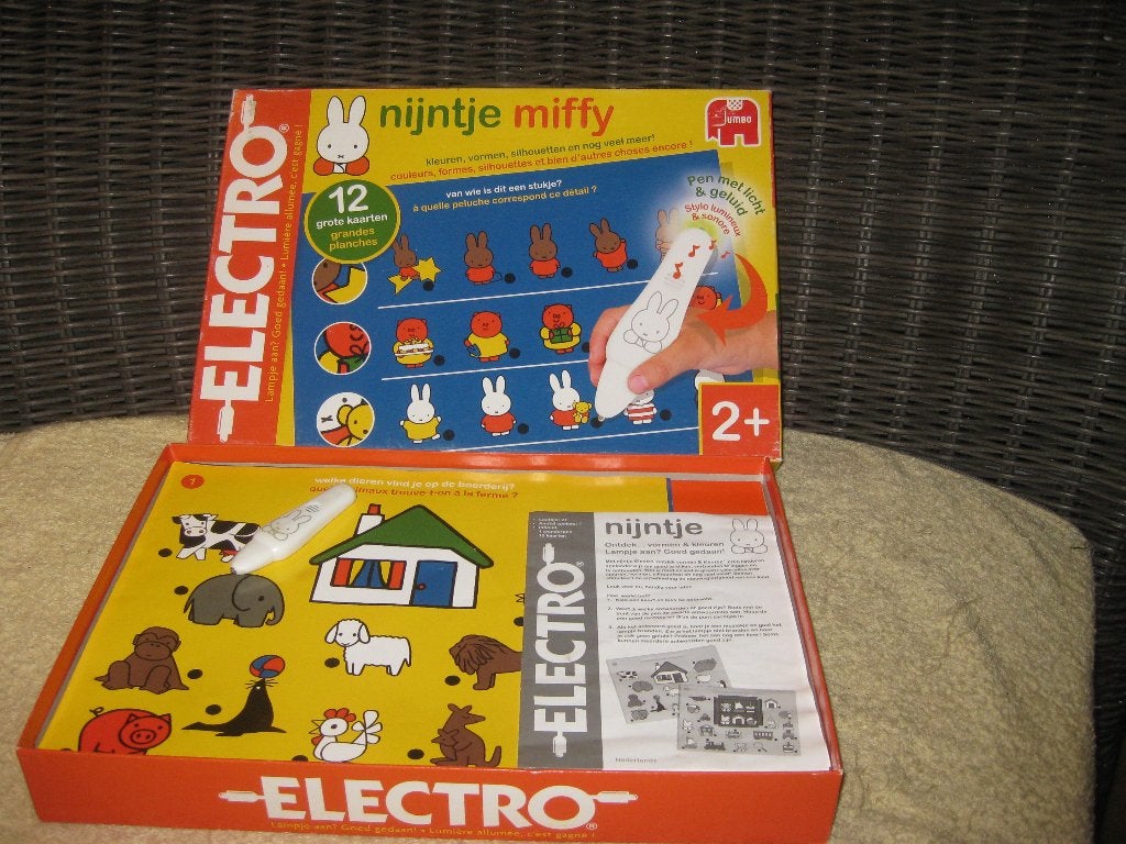 Jumbo Electro Nijntje Miffy Educatief Spel 2+, Een of twee spelers, Ophalen of Verzenden, Zo goed als nieuw, Jumbo