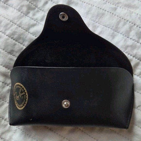 Originele Ray-Ban Etui Zwart met Riembevestiging, Ophalen of Verzenden, Zo goed als nieuw, Zwart, Ray-Ban