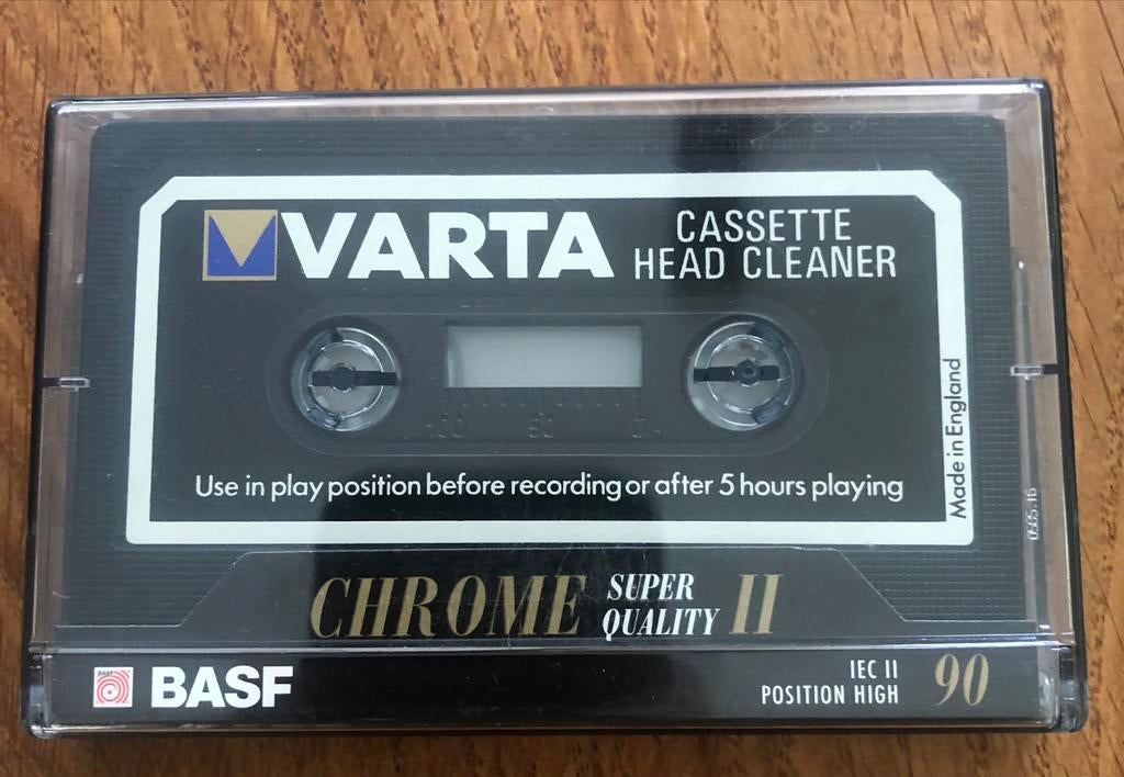 Varta Cassette Head Cleaner, Cd's en Dvd's, Overige genres, 1 bandje, Ophalen of Verzenden, Zo goed als nieuw