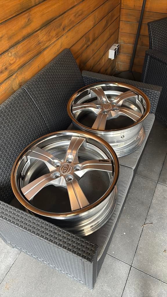 17 inch velgen atp gepolijste randen 5*100 et 35, Ophalen of Verzenden, Zo goed als nieuw