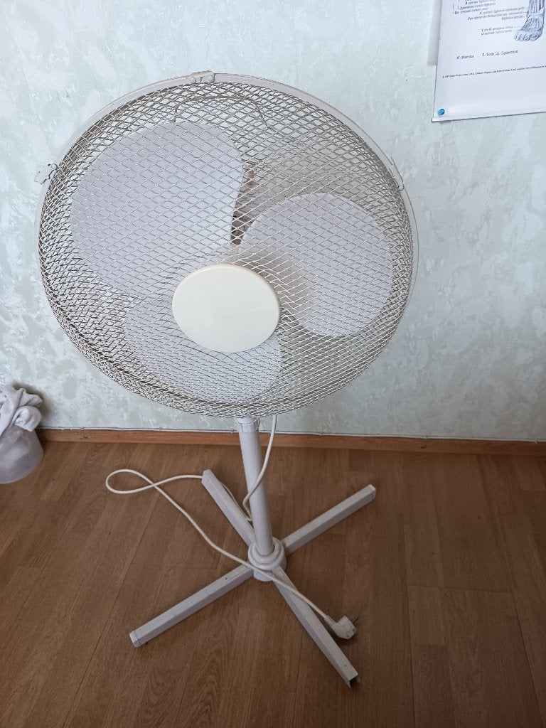 ERLRO staande statief ventilator, Ophalen, Vintage, Gebruikt, Metaal