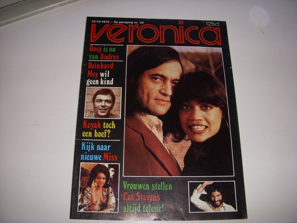 Muziek & film tijdschrift VERONICA 22 maart 1975 Cat Stevens, Ophalen of Verzenden, Gelezen, Muziek, Film of Tv