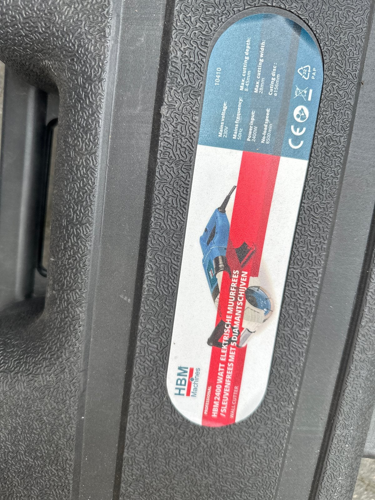 HBM 2400 Watt Elektrische Muurfrees / Sleuvenfrees, Ophalen, Gebruikt, Elektrisch, Muurfrees
