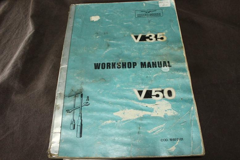 Moto Guzzi V35 V50 1981 motorcycle workshop manual, Ophalen of Verzenden, Moto Guzzi