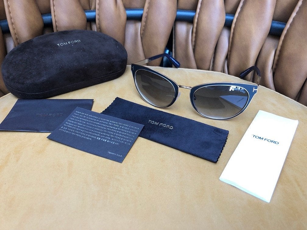 NIEUWE ORIGINELE TOM FORD ZONNEBRIL Nina TF373 zwart, Overige merken, Zonnebril, Zwart, Tom Ford