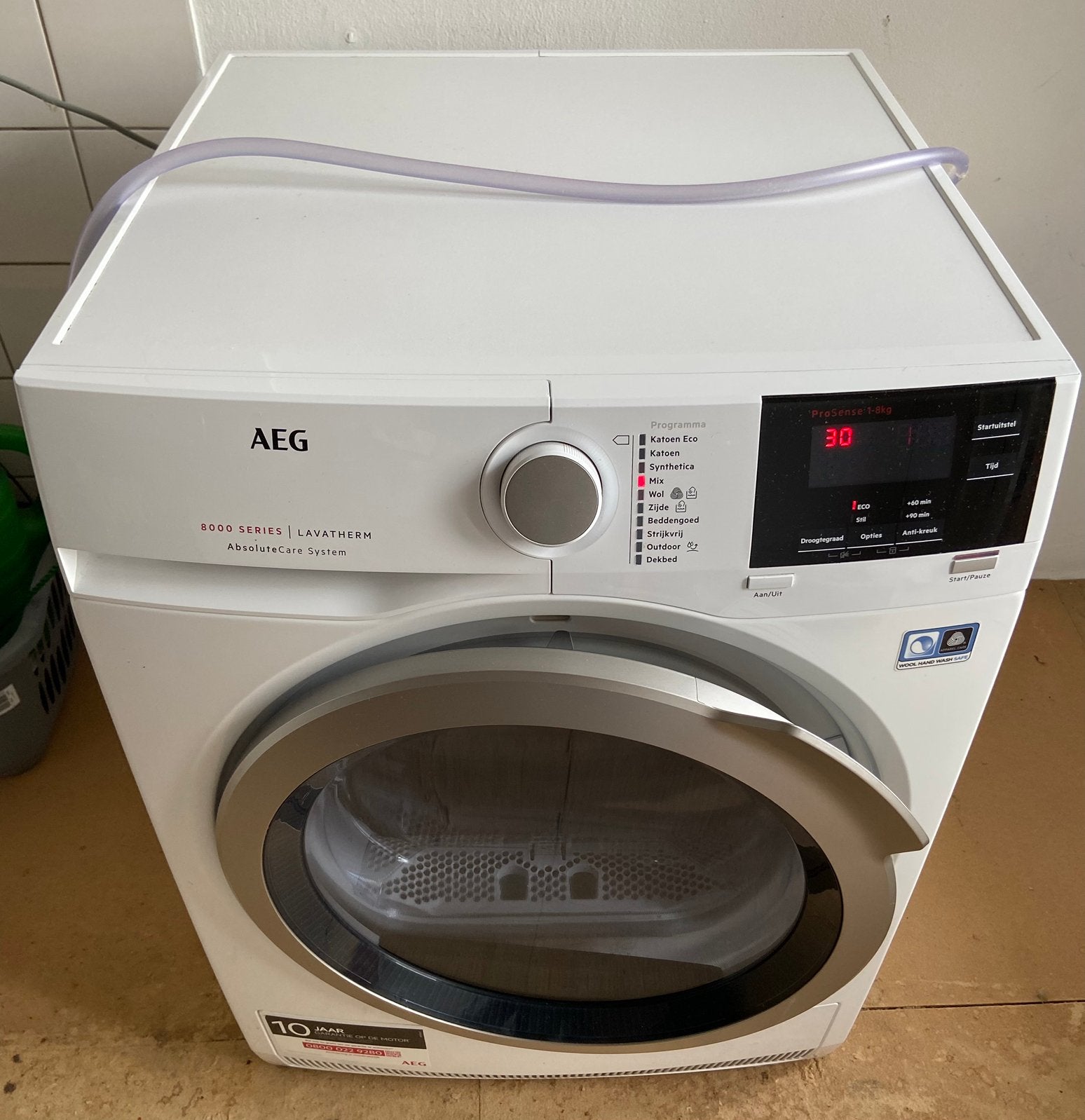 AEG 8000 SERIES LAVATHERM AbsoluteCare System Droger