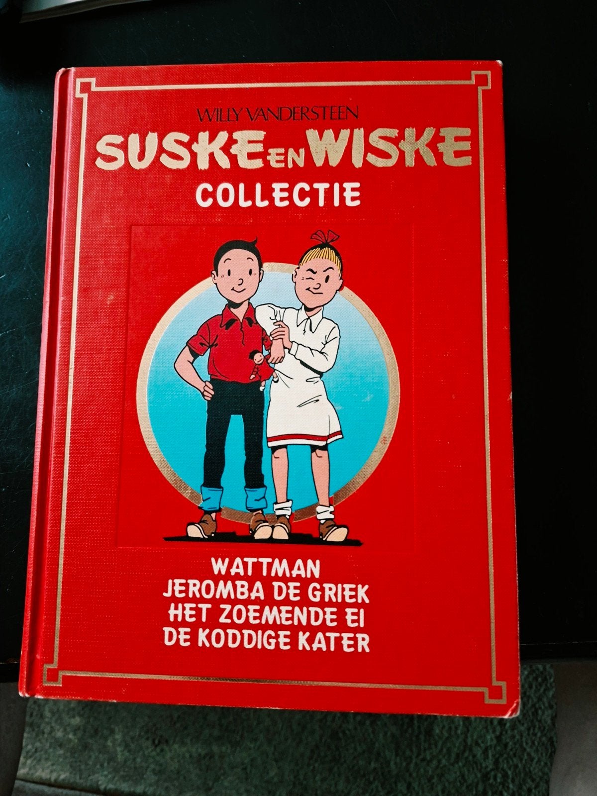 suske en wiske hardcoverboek met 4 verhalen, Verzamelen, Ophalen of Verzenden, Zo goed als nieuw