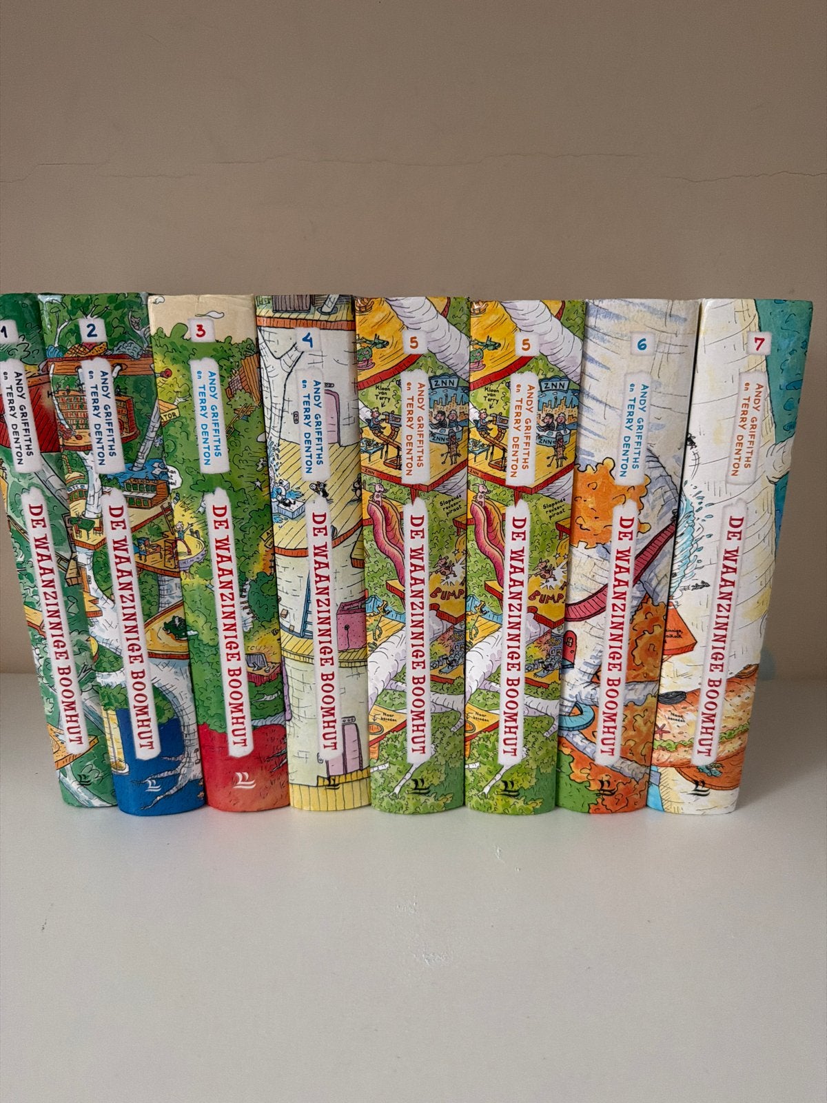 De Waanzinnige Boomhut serie 1-7 (deel 5 dubbel), Ophalen, Gelezen, Fictie algemeen