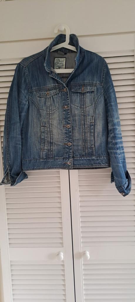 Stoere spijkerjas maat M, Maat 38/40 (M), Blauw, Ophalen of Verzenden, Onbekend