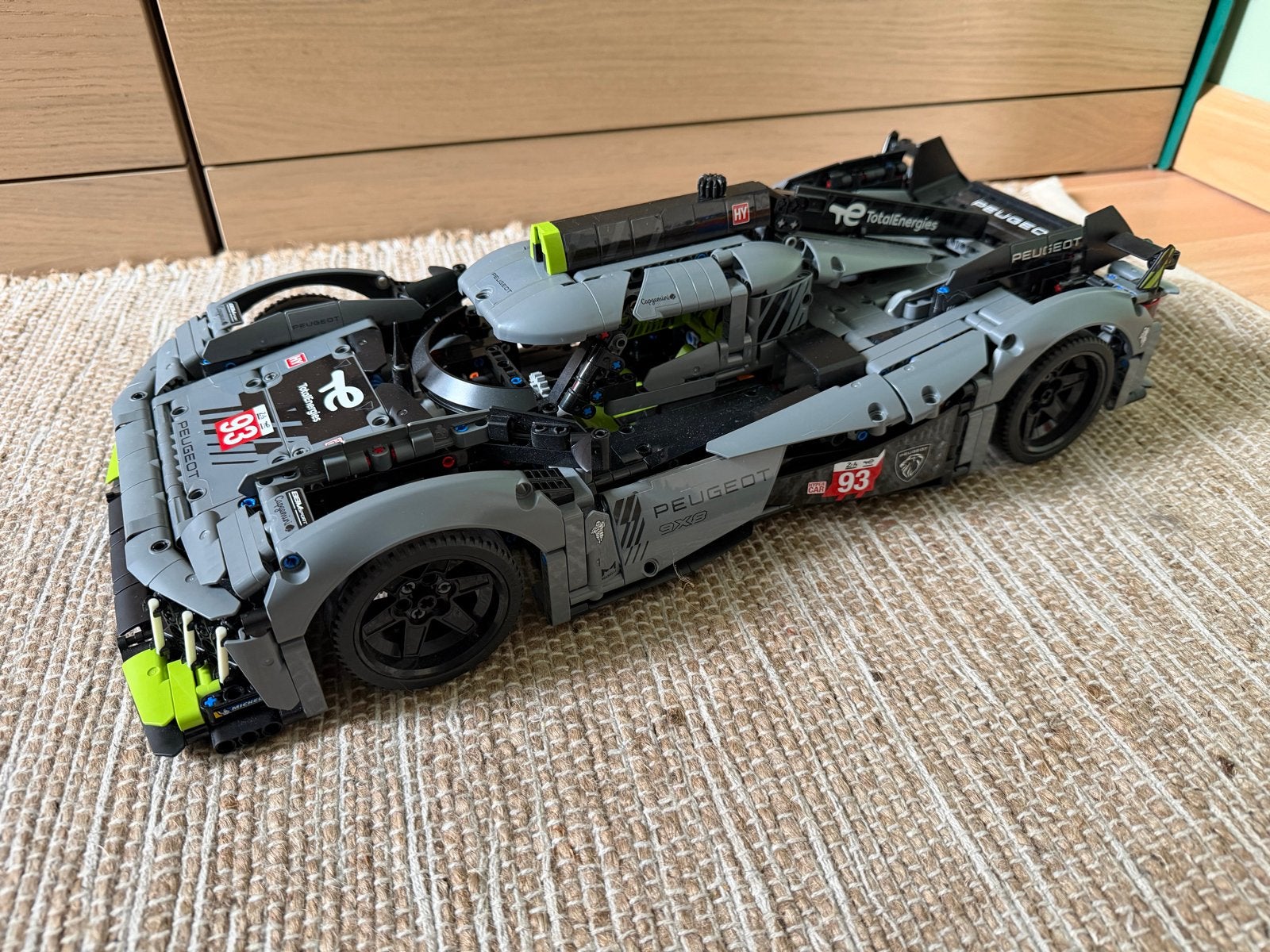 Lego Technic Peugeot 9X8 24H Le Mans Hybrid Hypercar (42156), Lego, Ophalen of Verzenden, Zo goed als nieuw, Technic