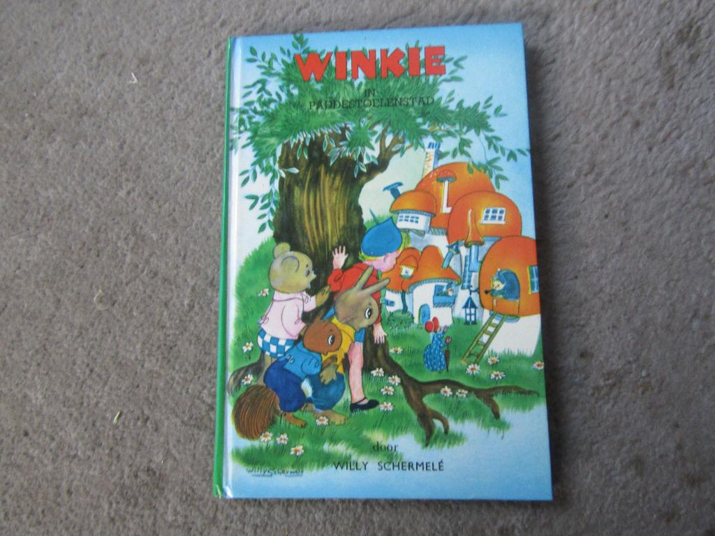 Boek: Winkie in paddenstoelenstad, Boeken, Ophalen of Verzenden, Gelezen, Willy Schermelé, Fictie algemeen