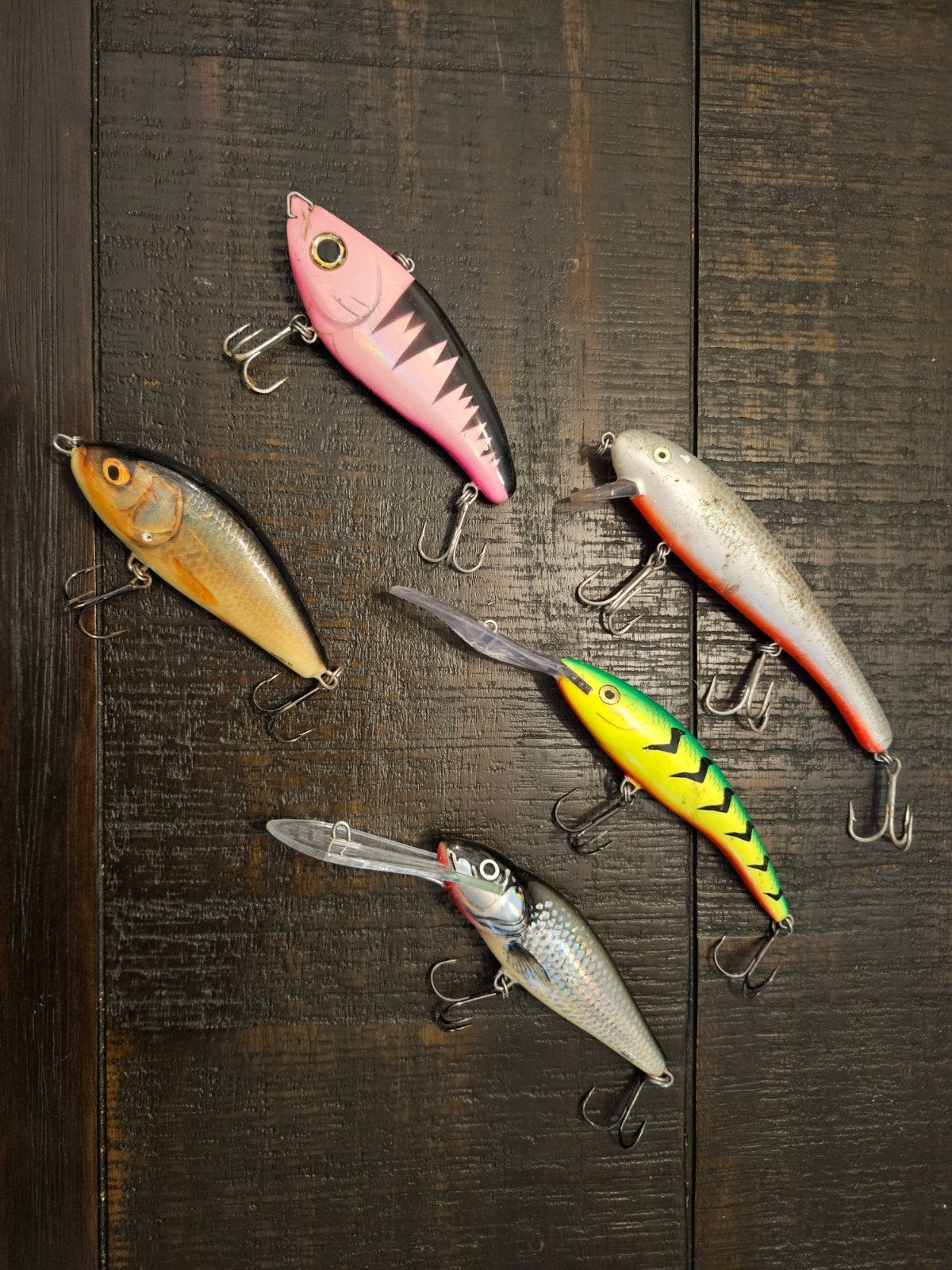 Setje pluggen spro , rapala , salmo , manns, Ophalen of Verzenden, Zo goed als nieuw, Overige typen