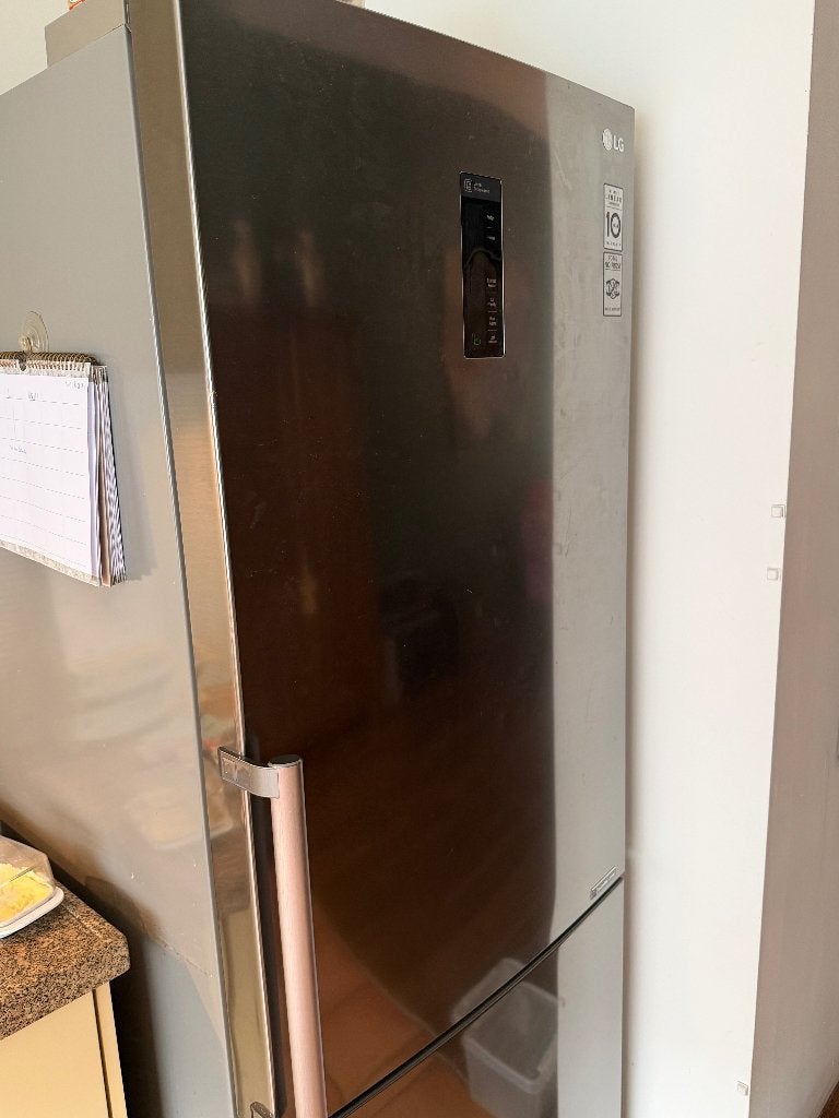LG Grote Koelvries combi, Ophalen, Gebruikt, 200 liter of meer, 60 cm of meer