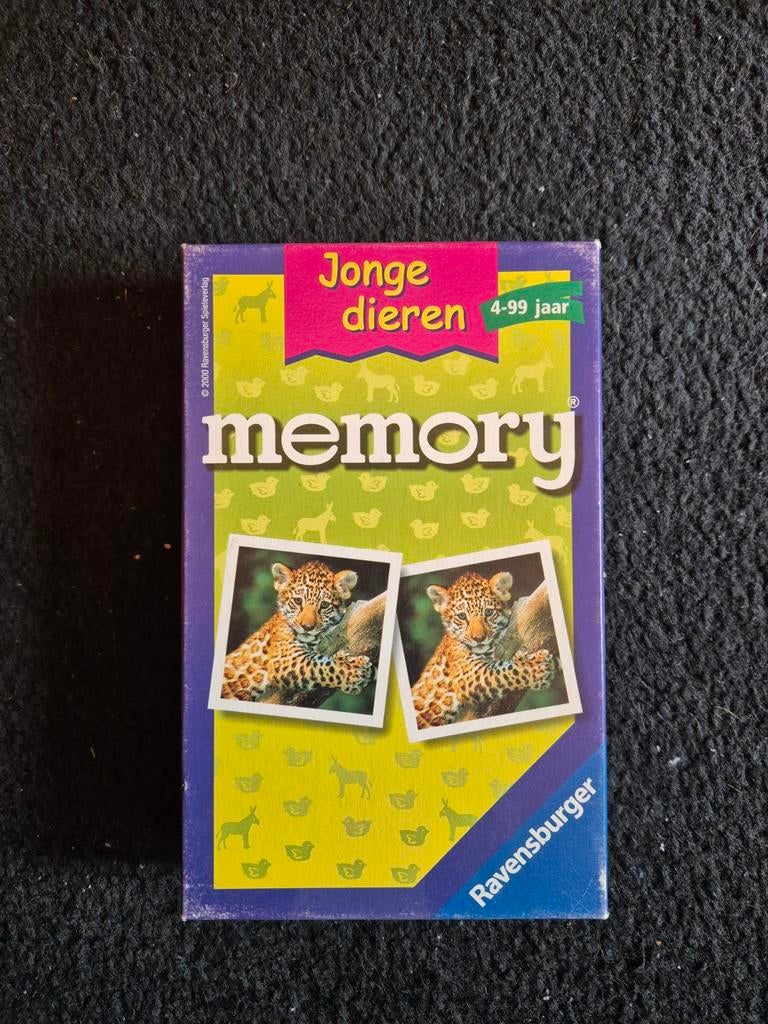 Ravensburger Dieren Memory, Een of twee spelers, Ophalen of Verzenden, Gebruikt, Ravensburger