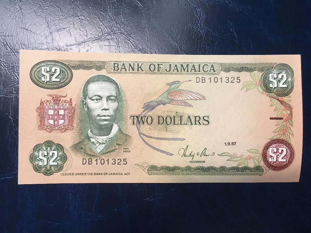 Jamaica | 2 dollar UNC, Postzegels en Munten, Bankbiljetten | Amerika, Ophalen of Verzenden, Noord-Amerika, Los biljet
