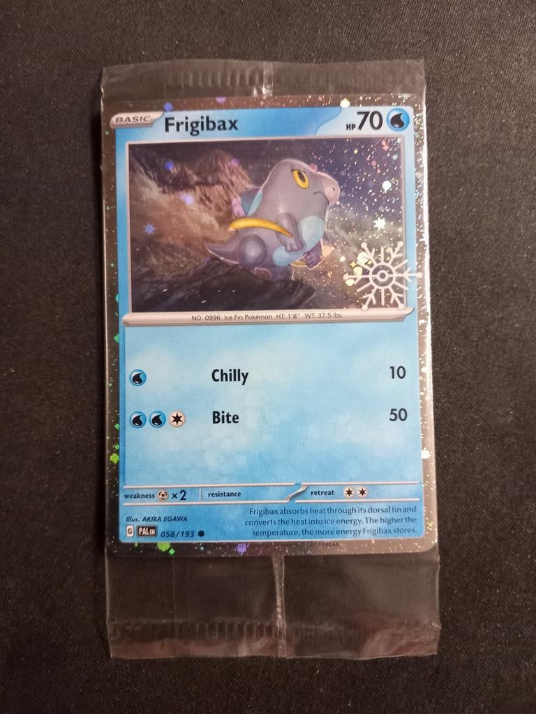 Frigibax 058/193 Paldea Evo Cosmos Holiday Promo NM Sealed, Verzenden, Zo goed als nieuw, Losse kaart, Foil