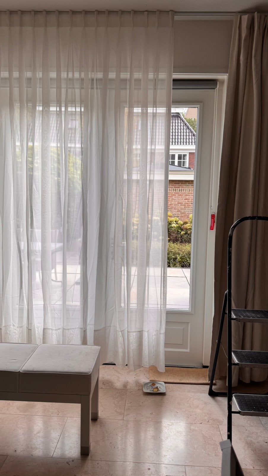 Vitrage sjiek en mooi afgewerkt, Huis en Inrichting, Ophalen of Verzenden, Zo goed als nieuw, Vitrage