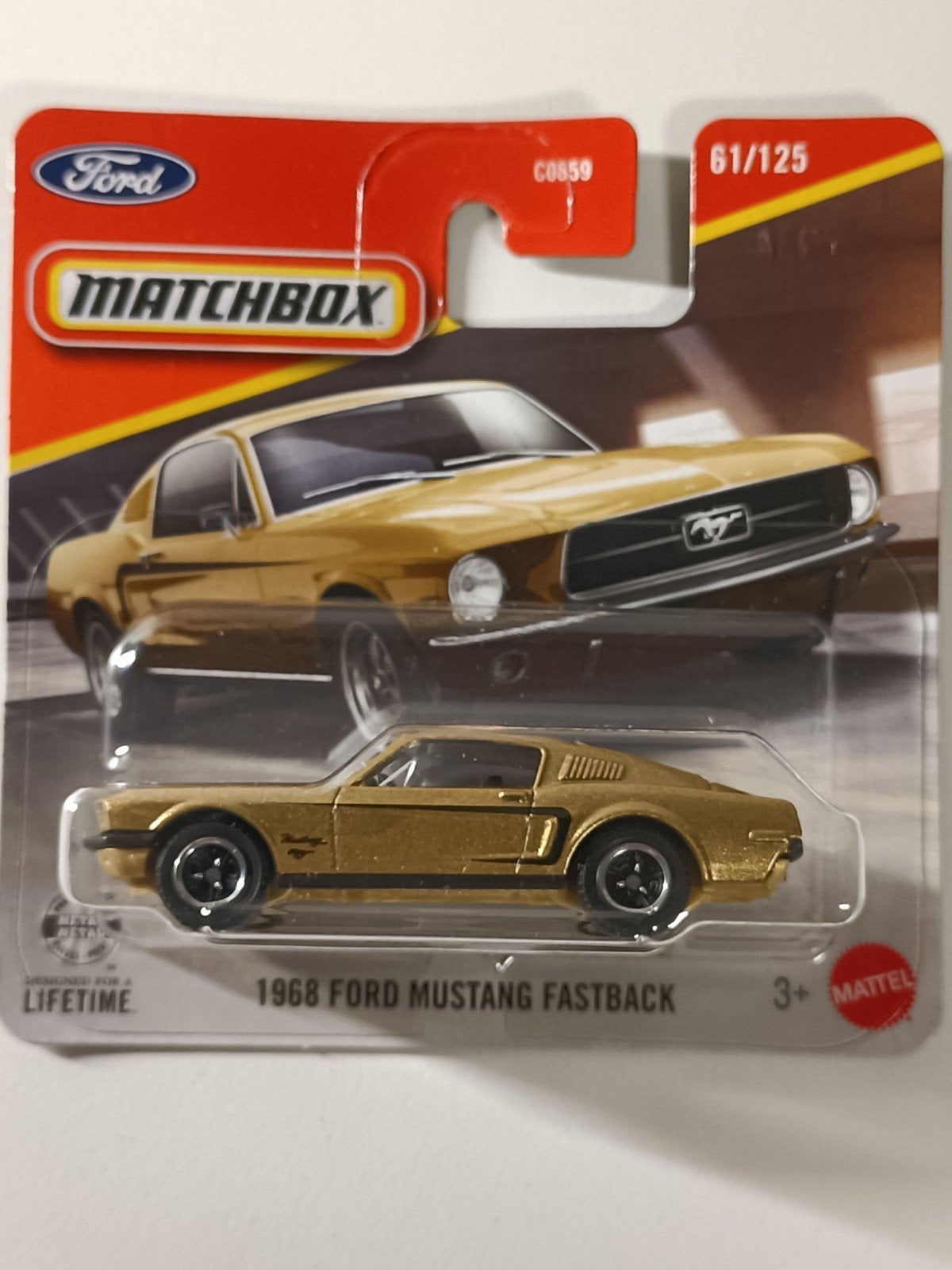 Matchbox 1968 Ford Mustang Fastback - Nieuw in verpakking, Ophalen of Verzenden, Nieuw, Overige typen