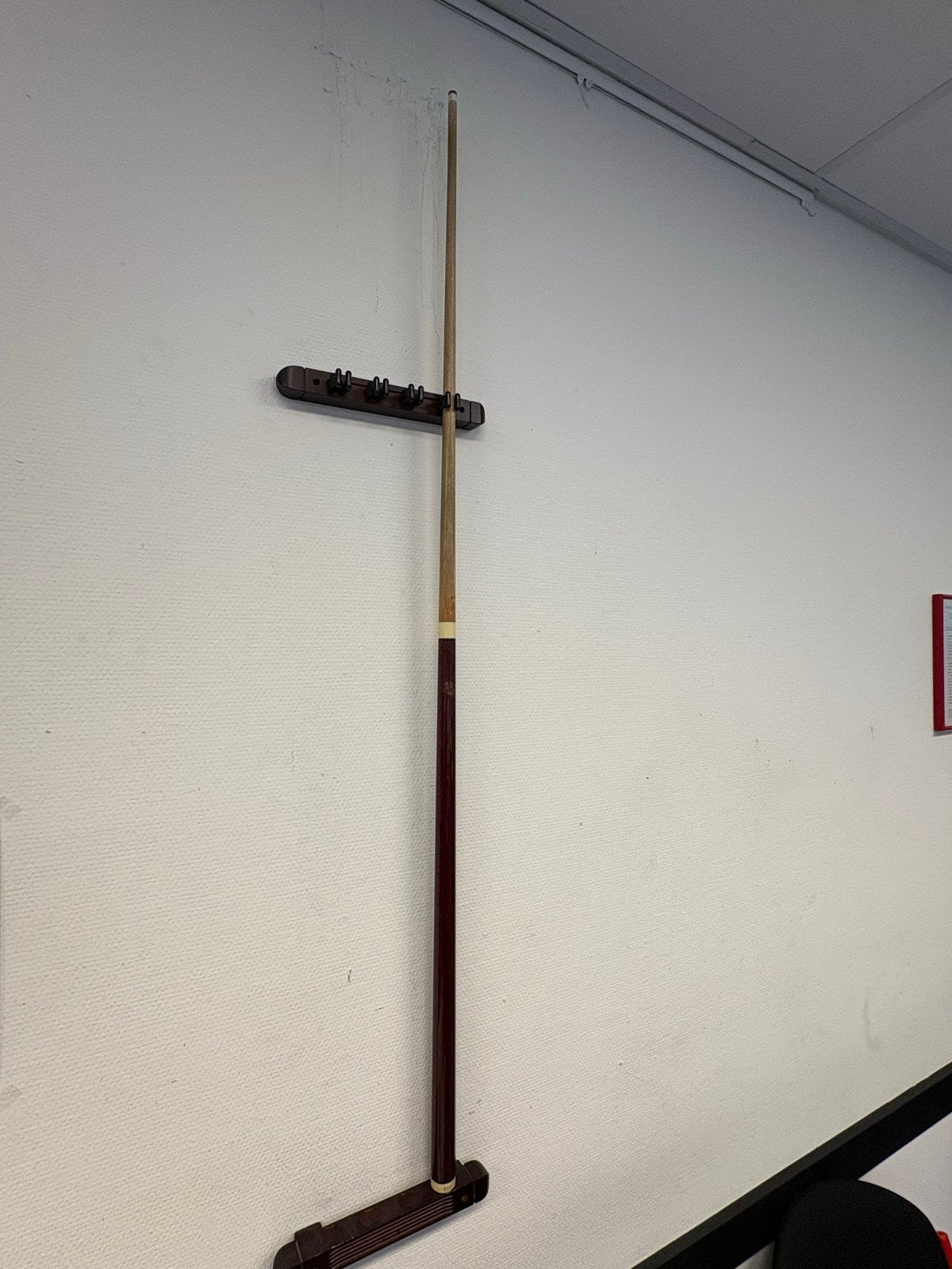 Gebruikte Biljartkeu met tijgerprint, Sport en Fitness, Biljarten en Poolen, Ophalen of Verzenden, Gebruikt, Keu of Ballen