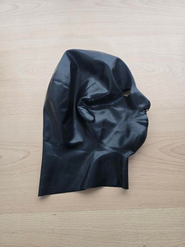 Mister b latex masker, Verzenden, Zo goed als nieuw