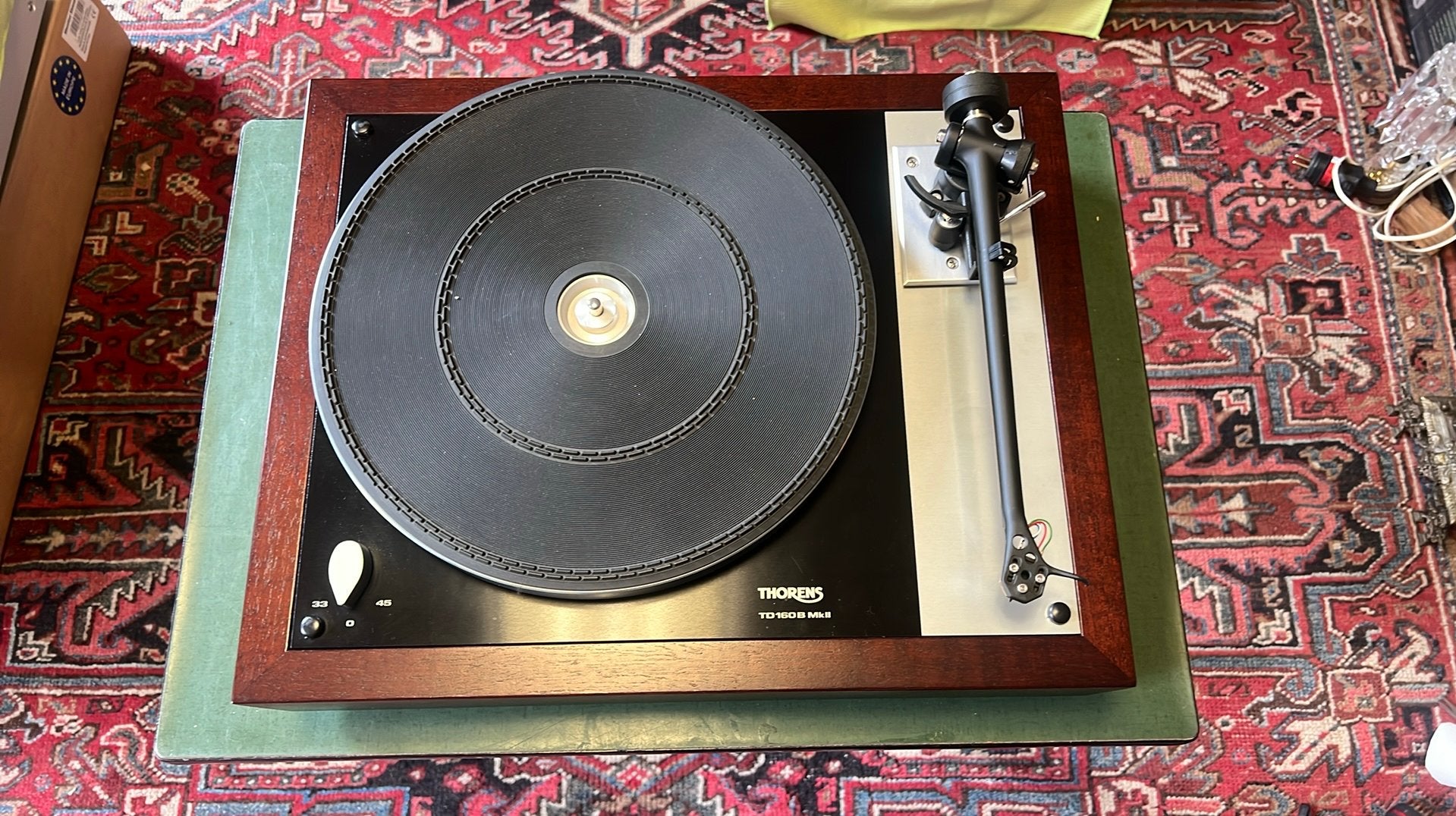 Thorens TD 160 B MK ll Rega RB 330, Audio, Tv en Foto, Platenspelers, Ophalen, Thorens, Thorens, Zo goed als nieuw
