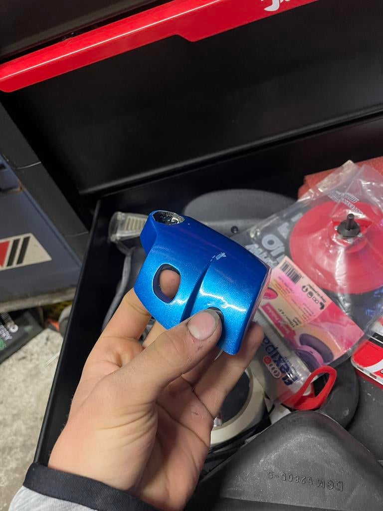 Rempotkapje piaggio zip ice candy blue custom gespoten, Ophalen of Verzenden