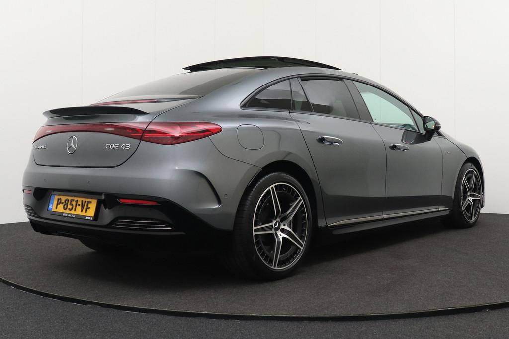 Mercedes-Benz EQE AMG 43 4MATIC 91kWh Pano-dak Hyper-Scherm, Automaat, Gebruikt, 124 €/maand, Origineel Nederlands
