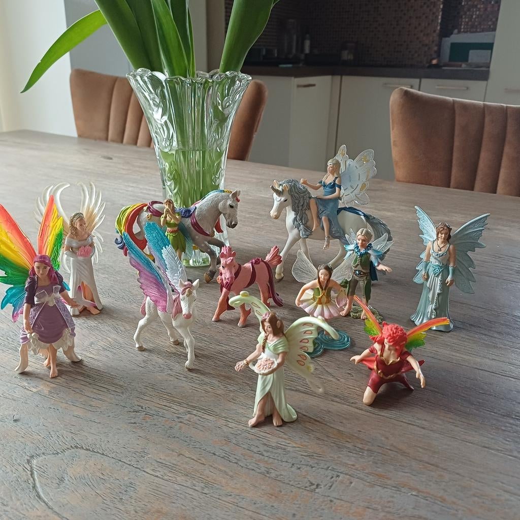 Fantasie paarden en  feeën . (Schleich), Ophalen of Verzenden, Zo goed als nieuw, Paard, Beeldje of Figuurtje